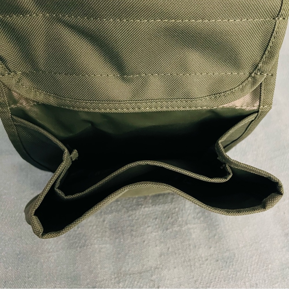 NWT Bob Allen Original Divided Shell Pouch With Belt Hunter Green Shooting Pouch - Picture 7 of 8